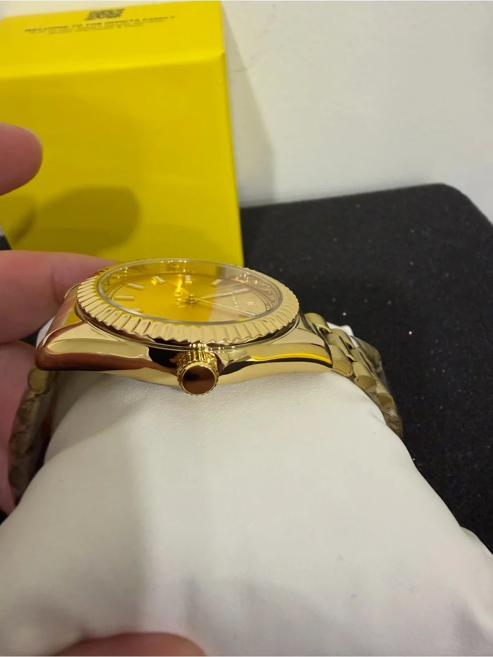Invicta Specialty Gold-Tone Stainless Steel Bracelet Watch 40mm